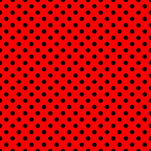 Polka Dots Seamless Pattern - Classic Polka Dot Repeating Pattern Design