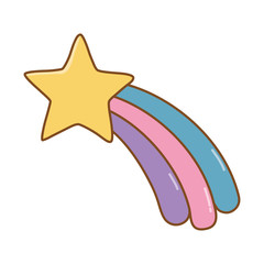 Sticker - shooting star icon