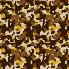 Camouflage background. Seamless pattern.Vector. 迷彩パターン