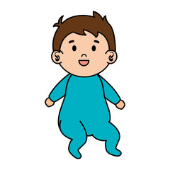 Poster - little male baby character