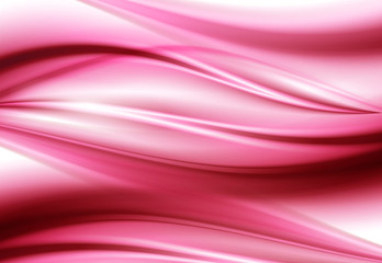 Poster - Beautiful pink Satin. Drapery Background. Soft satin