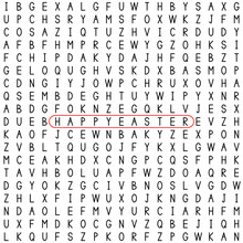 Happy Easter. The Words In The Word Puzzle