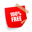 100 free red vector sticker