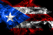  Puerto Rico Smoke Flag, United States Dependent Territory Flag
