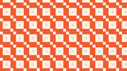 Orange Square Pattern Vector Graphic