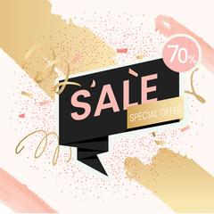 Poster - 70 percent discount sign