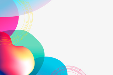 Sticker - Futuristic gradient backdrop