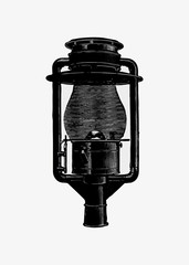 Wall Mural - Antique street lantern