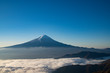 © top10top - 新道峠より朝の富士山を望む