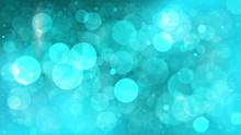 Turquoise Bokeh Background Vector