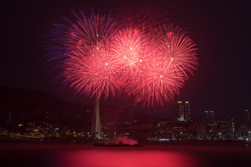 Canvas Print - Fireworks Contest Macao