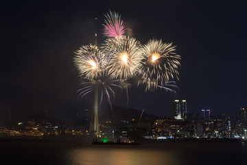 Canvas Print - Fireworks Contest Macao