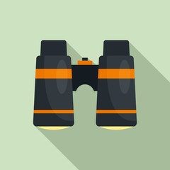 Poster - camp binocular icon. flat illustration of camp binocular vector icon for web design
