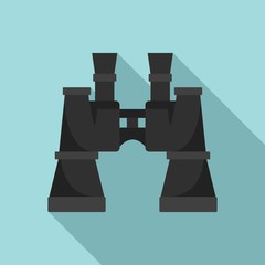Poster - military binocular icon. flat illustration of military binocular vector icon for web design