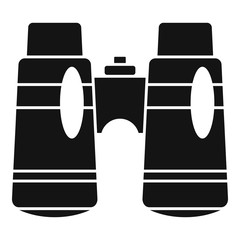 Poster - camp binocular icon. simple illustration of camp binocular vector icon for web design isolated on wh
