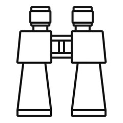 Poster - binocular toy icon. outline binocular toy vector icon for web design isolated on white background