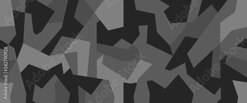 Cuadros en Lienzo Geometric camouflage seamless pattern