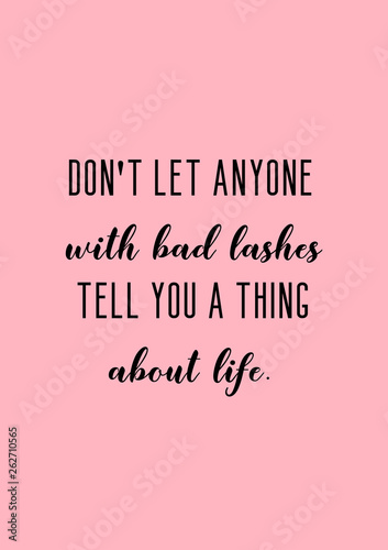 Cuadros en Lienzo Make up funny girly quote