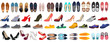 © zolotons - vector, isolated, set of men's and women's shoes