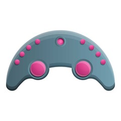 Poster - Futuristic joystick icon. Cartoon of futuristic joystick vector icon for web design isolated on white background