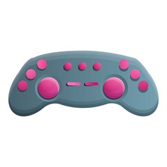 Poster - Gaming pad icon. Cartoon of gaming pad vector icon for web design isolated on white background