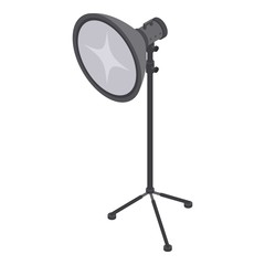 Poster - Studio camera light icon. Isometric of studio camera light vector icon for web design isolated on white background