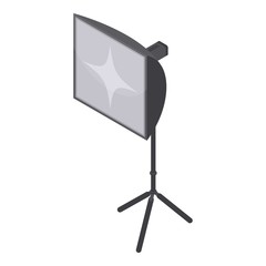 Poster - Studio soft box light icon. Isometric of studio soft box light vector icon for web design isolated on white background