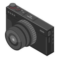 Poster - Family camera icon. Isometric of family camera vector icon for web design isolated on white background