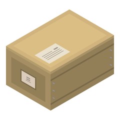 Poster - Postal box icon. Isometric of postal box vector icon for web design isolated on white background