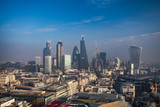Fototapeta Miasto - Rooftop view of London