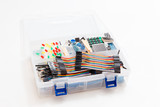 Fototapeta Tulipany - Arduino DIY kit for creating robots and other home-made products. Arduino Mega, Arduino Uno, Arduino Mini.