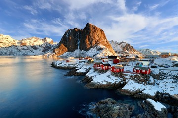 Wall Mural - landscape of norway lofotens - hamnoy