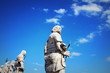 Apostles statues on the roof of St Peter's Basilica in Vatican city, Rome, Italy