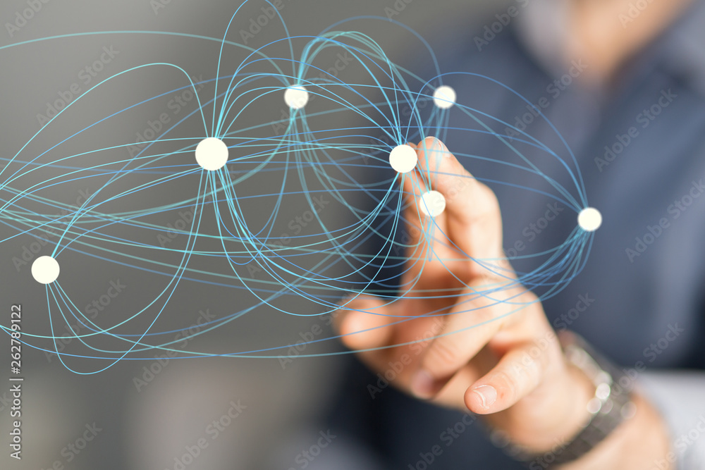 Stack of hands showing unity and teamwork .