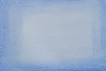 Poster - blue crayon background on paper taxture with border