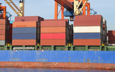 Container Ship in port