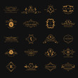 © Rawpixel.com - Emblems with initials set