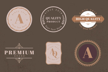 Wall Mural - logo design templates