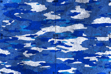 Wall Mural - camouflage metal background and texture.