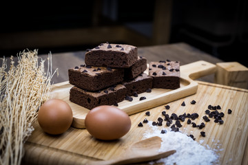 chocolate brownie dessert