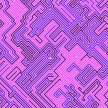 Abstract Background Blue, Purple, Violet, Lilac Maze Vector Illustration