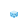 © dabflyer - Server database isometric 3d icon. Creative illustration idea.