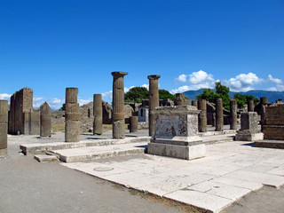 Wall Mural - Pompeii, ancient Roman city, Italy