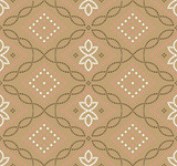 Traditional seamless indian textile fabric pattern Stock