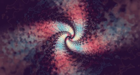 Wall Mural - abstract fractal wallpaper purple background swirling four lines