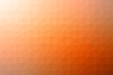 Wall Mural - Abstract orange poly made from tetrahedron background. for business cards and web.