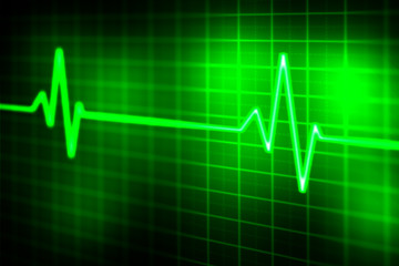 Wall Mural - graph and health on blue abstract background, the blue color and blur abstract background