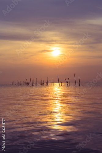 Boat and kind of fish-trap