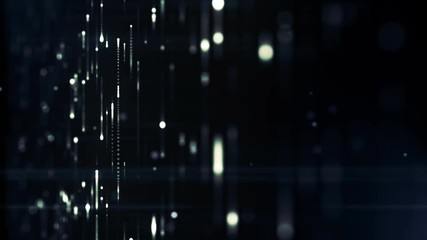 Aufkleber - Abstract colored background with animation falling glittering particles as festive rain. Shining bokeh sparkles. 4K, Ultra HD resolution