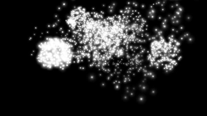 Poster - The fireworks in the night sky. Holiday celebration. Colorful and amazing fireworks at holiday night. 4K UHD.